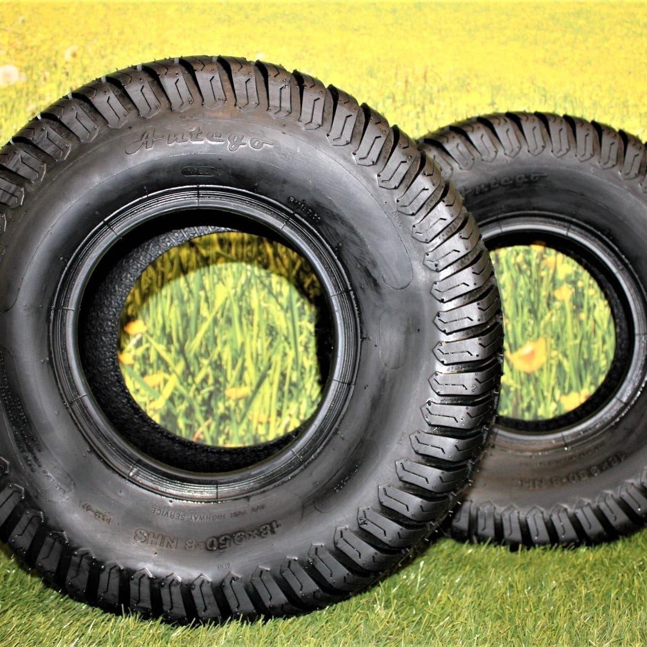 (Set of 2) 18x9.50-8 Turf Tires ATW-003
