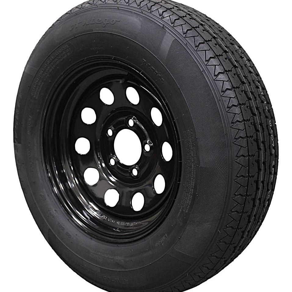 (Set of 4) Antego Tire and Wheel 205/75R14 Trailer Tire – Reinforced 8-Ply-Ply Design, 14.0-Inch Rim – Built for Long-Distance Hauling & Stability | A140554010096108ST20575R14-B4