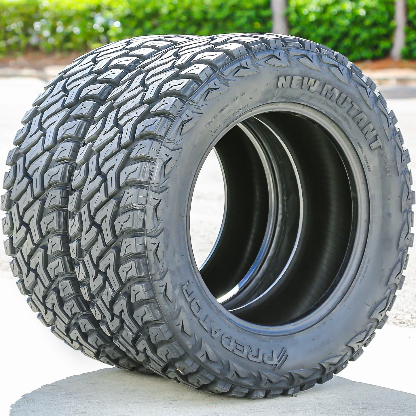 Tire Predator New Mutant X-RT LT 33X12.50R20 Load F 12 Ply R/T Rugged Terrain