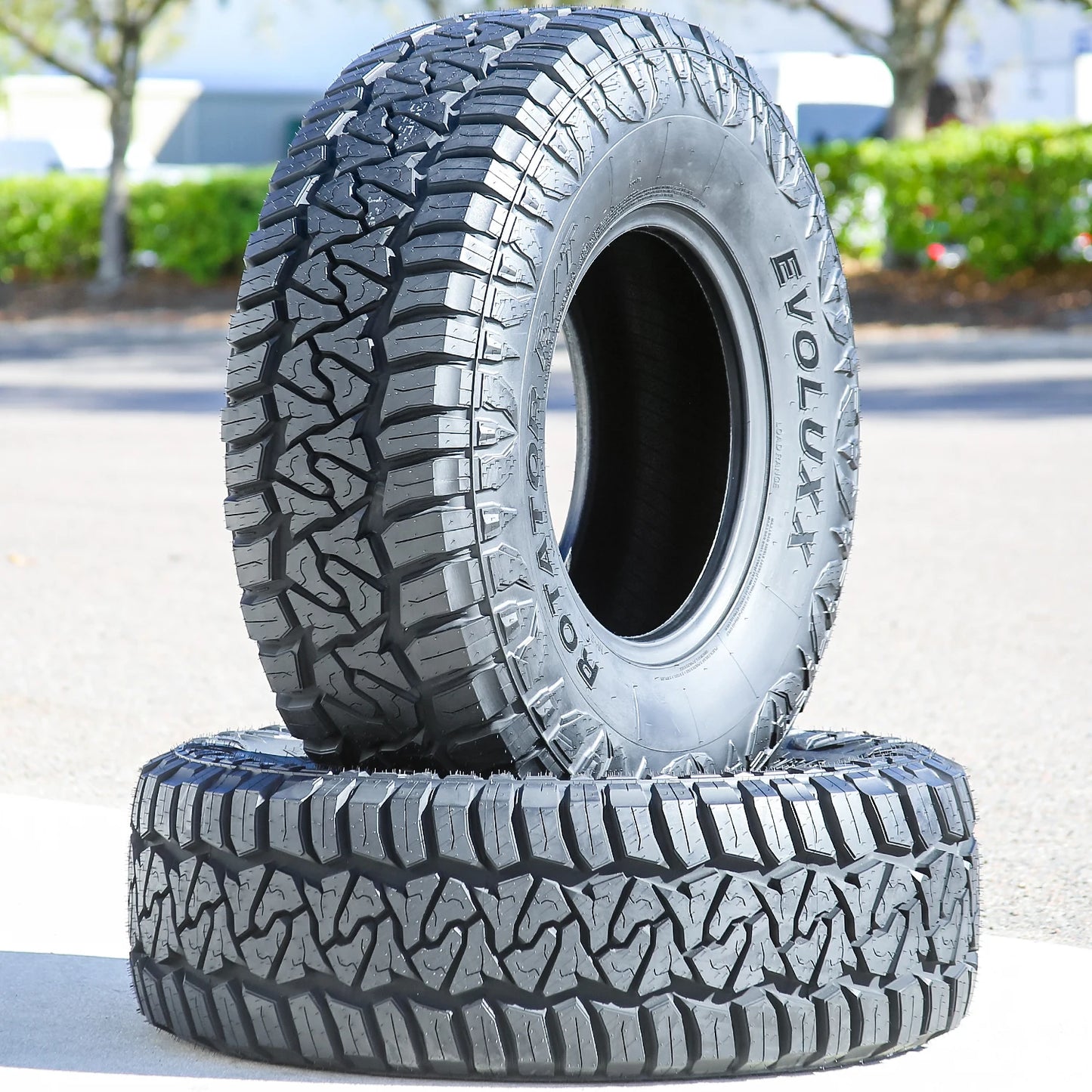 6 Tires Evoluxx Rotator R/T LT 235/80R17 Load E 10 Ply RT Rugged Terrain
