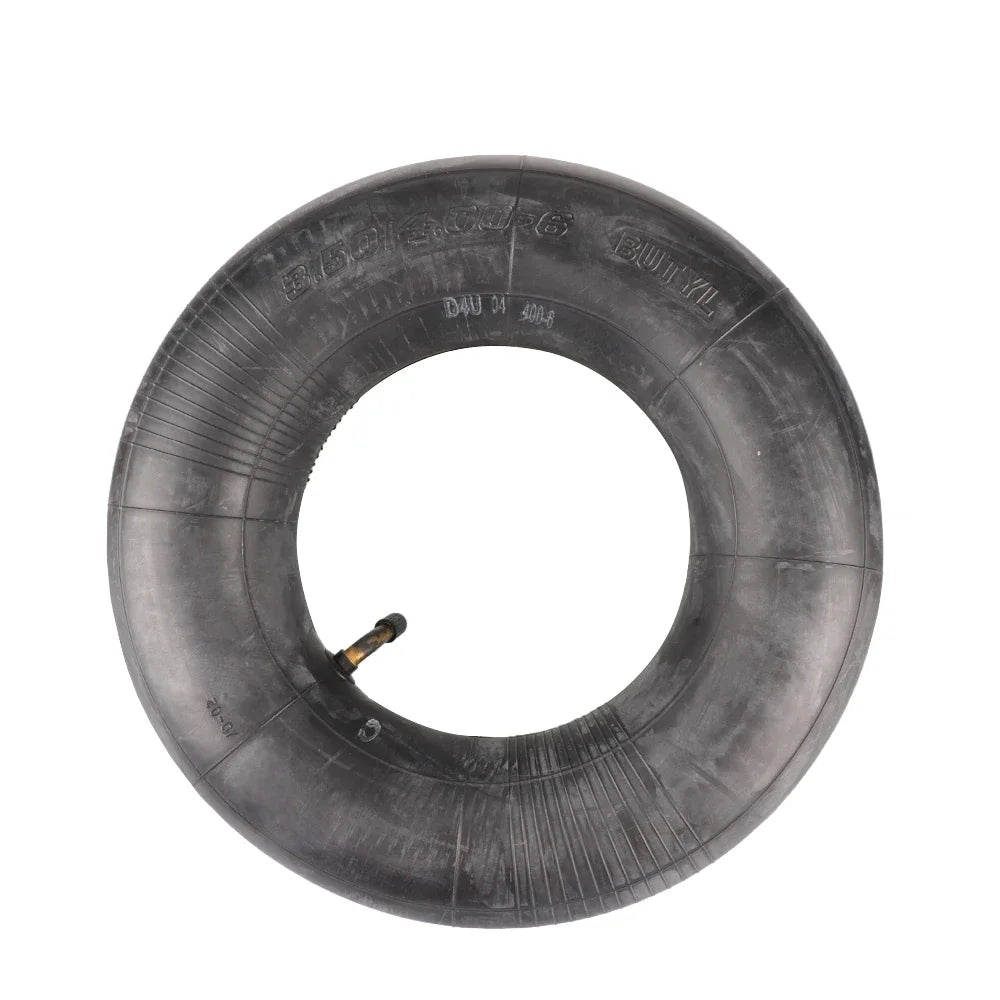 3.50/4.00-6 Inner Tube with Bent Valve Stem - Replacement for Wheelbarrow, Lawn Mower, Hand Truck & Golf Trolley Tires