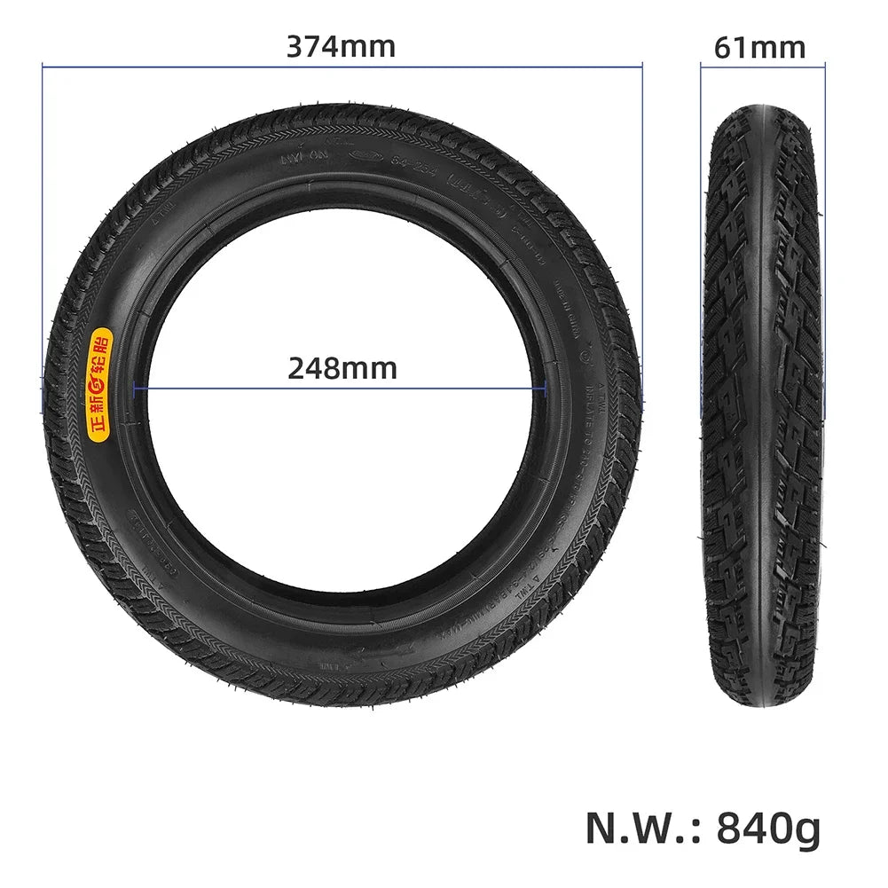 14 Inch 14x2.50 Pneumatic Wheel Tyre Inner Tube&outer Tyre Fits For 14 Inch Electric Bicycle Electric Vehicle E-Bike 14*2.50 New
