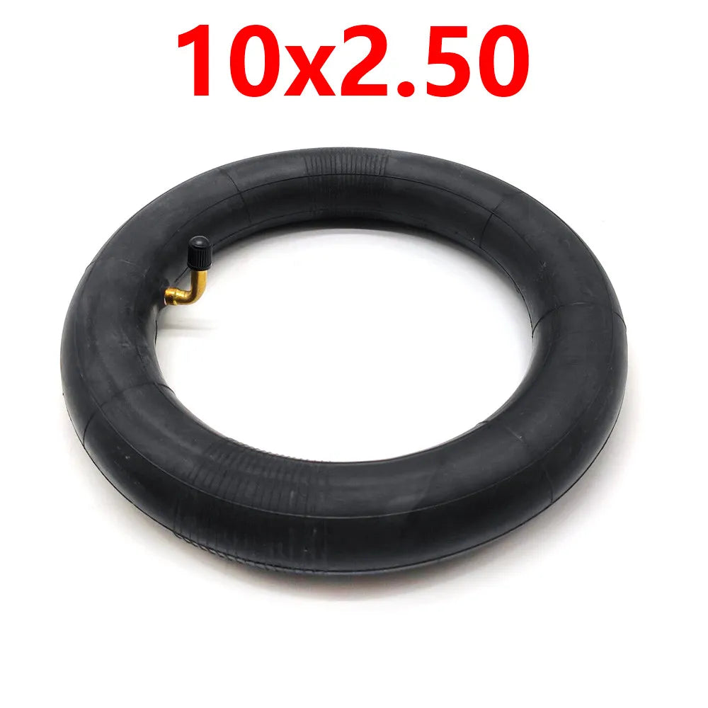 10 inch 10x2.70-6.5 tire inner tube with alloy wheels suitable for electric scooter folding bike wear-resistant thick tires