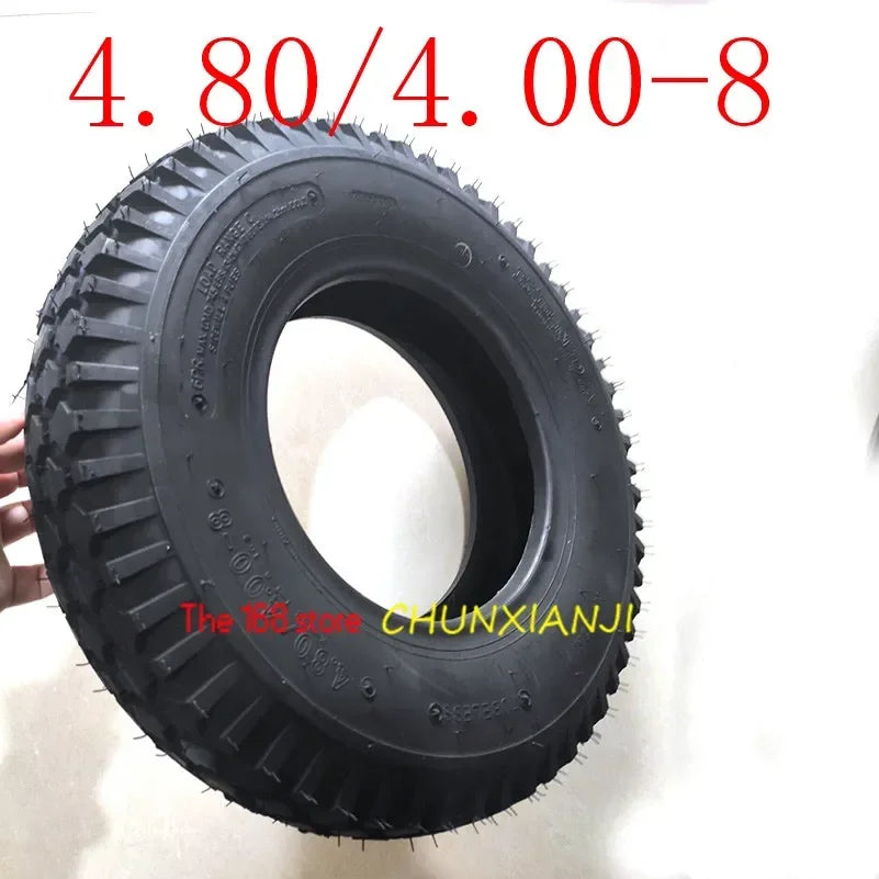 High Quality 4.80/4.00-8 Tubeless Park Carousel Tire 400-8 Inch Road Trailer Vacuum Tyre