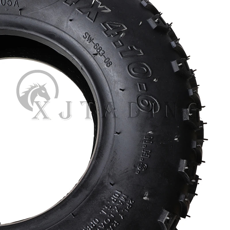 14 Inch Road Tubeless Tire 14x4.10-6 Vacuum Tyre For Fuel Electric 4 Racing Wheels Buggy Karting Car ATV QUAD Go kart Parts