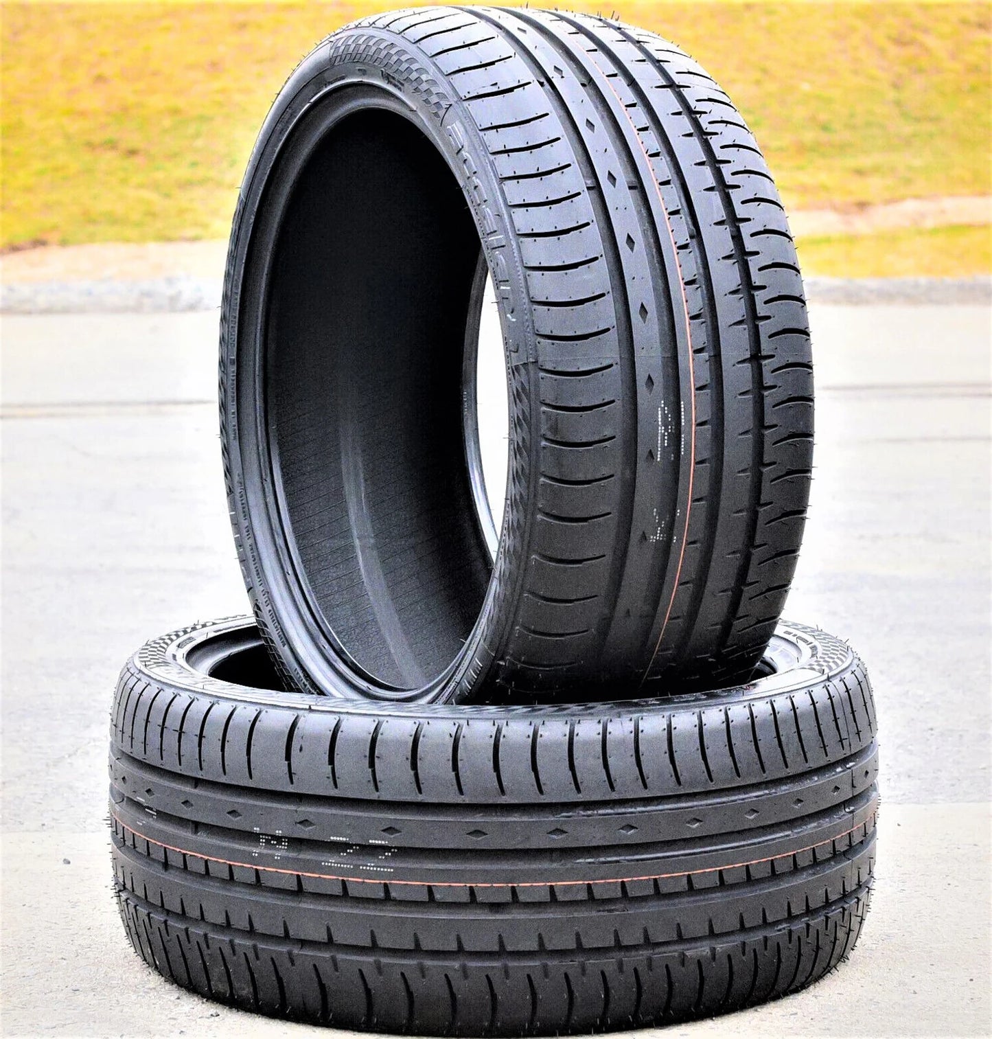 2 Tires Accelera Phi 255/40ZR19 255/40R19 100Y XL A/S High Performance