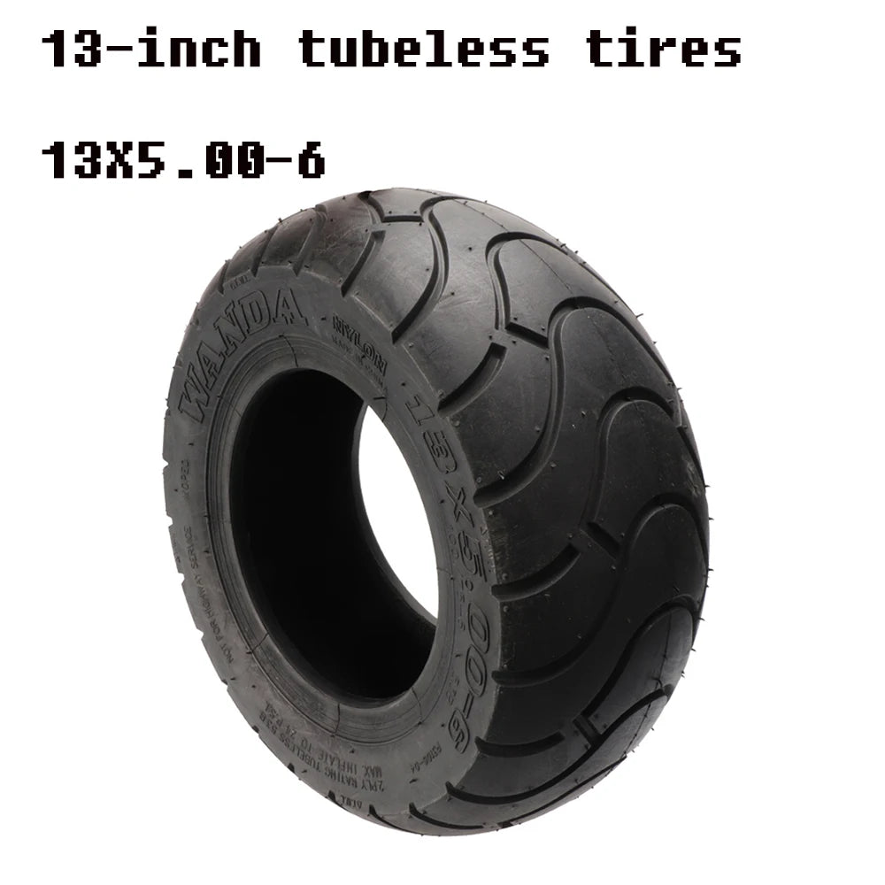 13X5.00-6 tire 13 inch rubber tread tire for folding bicycle scooter four wheel off-road vehicle pit mower 13 * 5.00-6