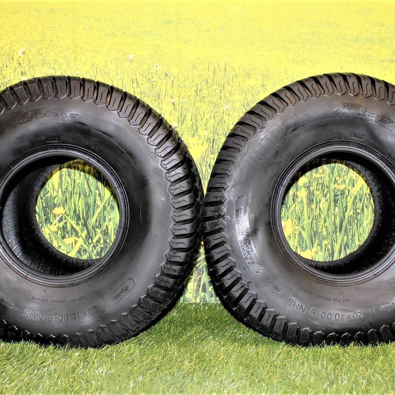 (Set of 2) 20x10.00-8 Tires (ATW-003)