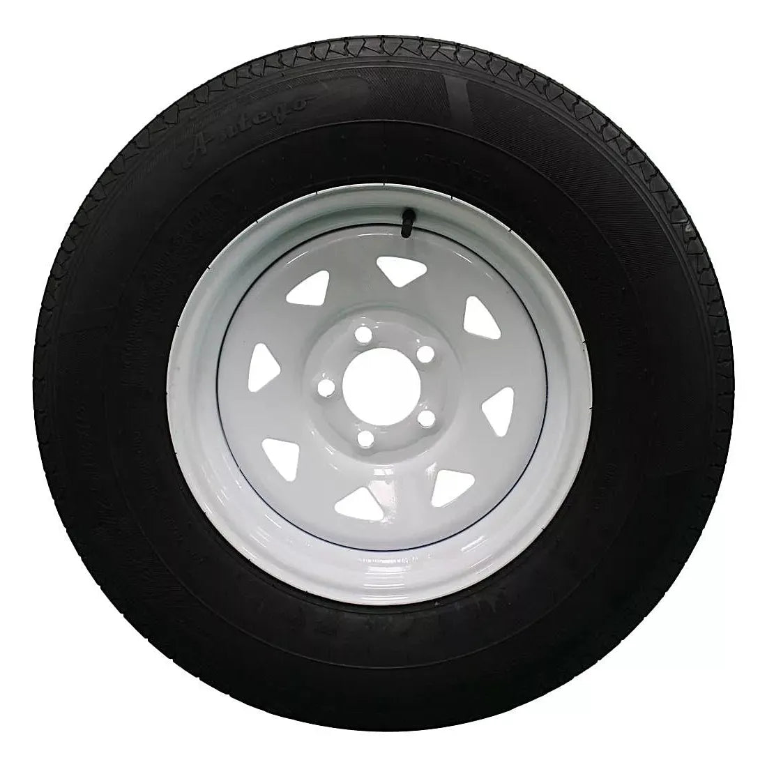 (Set of 4) Antego Tire and Wheel 225/75R15 Highway Terrain – 15.0-Inch Rim, 10-Ply-Ply Strength, Load 116.0, Speed M – Heavy-Duty Trailer Tire | A15604500116110ST22575R15-B4