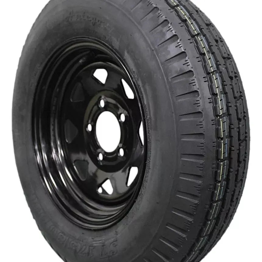 (Set of 2) Antego Tire and Wheel 175/80D13 Highway Terrain – 13.0-Inch Rim, 6-Ply-Ply Strength, Load 91.0, Speed M – Heavy-Duty Trailer Tire | A130454510096206ST17580D13-B2