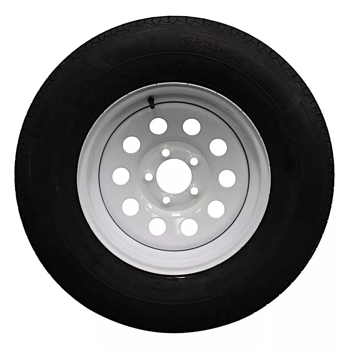 (Set of 2) Antego Tire and Wheel 225/75R15 Highway Terrain Trailer Tire & Wheel – 15.0-Inch Pre-Mounted Rim, 10-Ply-Ply Build, Perfect for Utility & Cargo Use | A15604510116110ST22575R15-B2