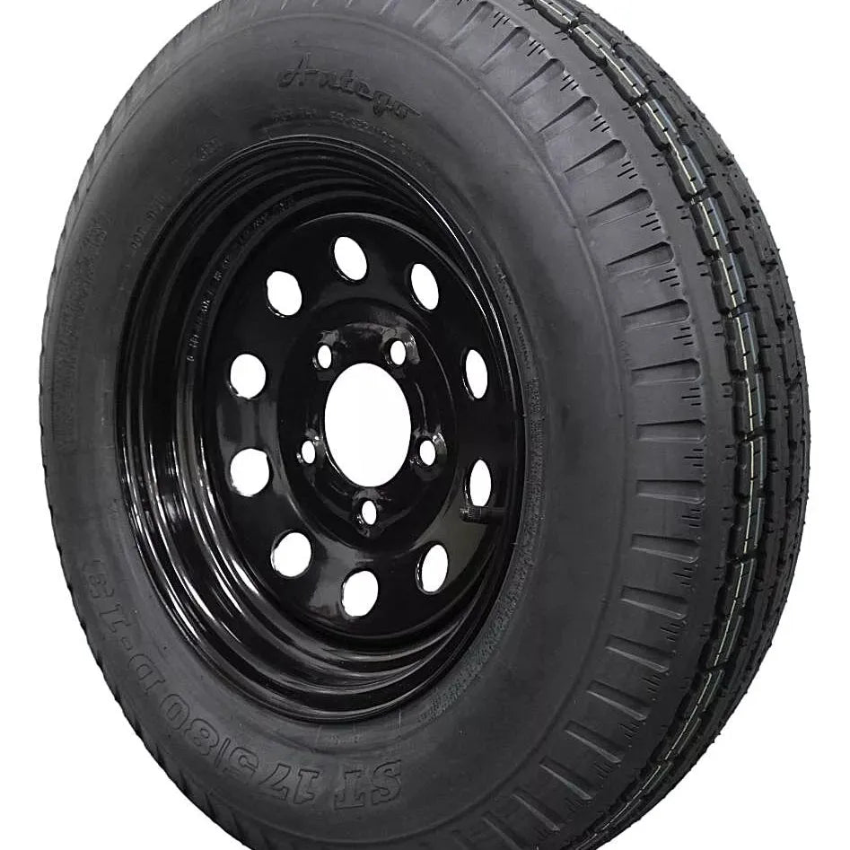 (Set of 4) Antego Tire & Wheel ST175/80D13 Trailer Tires and Rims – Boat, Utility, Cargo, Trailer Tire and Wheel Assemblies | A130454500096206ST17580D13-B4