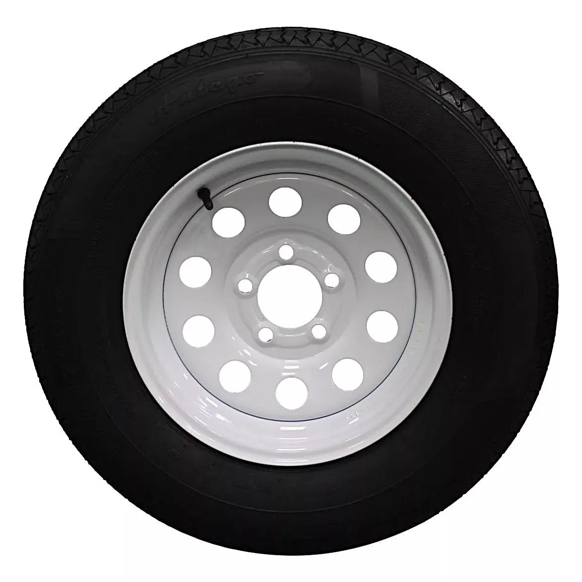 (Set of 4) Antego Tire and Wheel 205/75R14 Highway Terrain Assembly – Optimized for High Load Performance, 14.0-Inch Rim, Load 105.0, Speed M | A140554010116108ST20575R14-B4