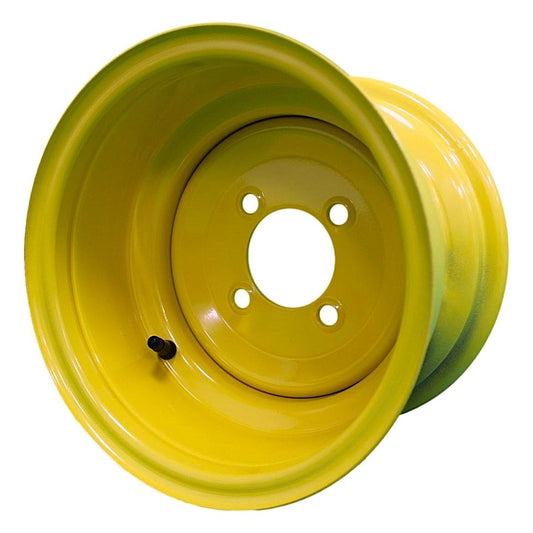 10x7 Steel Wheel - John Deere Yellow (Set of 4)