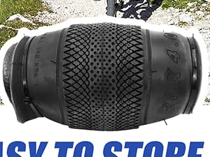 ZUKKA 60TPI Foldable 2 Pack E Bike 20x4.0 Fat tire 20 x 4 Fat tire 20x4 Bike tire Heavy Duty High-Performance Wear-Resistant E-B