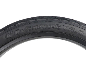ZUKKA Fat Bike Tire 26" x3" (70-559) Compatible Replacement Bicycle Tire for Mountain Snow and Beach Bike