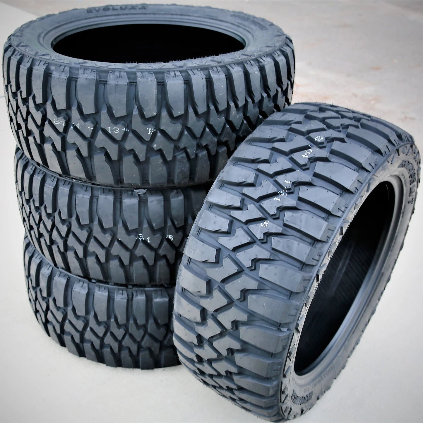 2 Tires Evoluxx Rotator M/T LT 37X13.50R24 Load F 12 Ply MT Mud