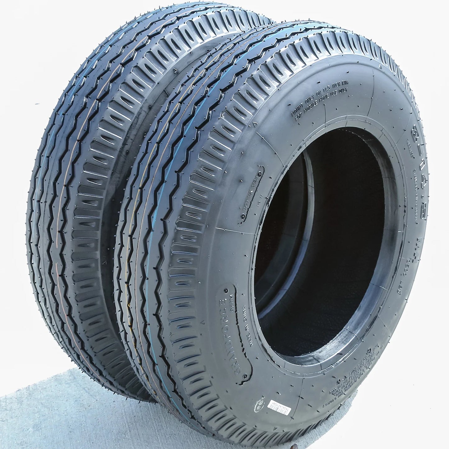 6 Tires Grandforce GF704 ST 8-14.5 Load G 14 Ply Mobile Home Trailer