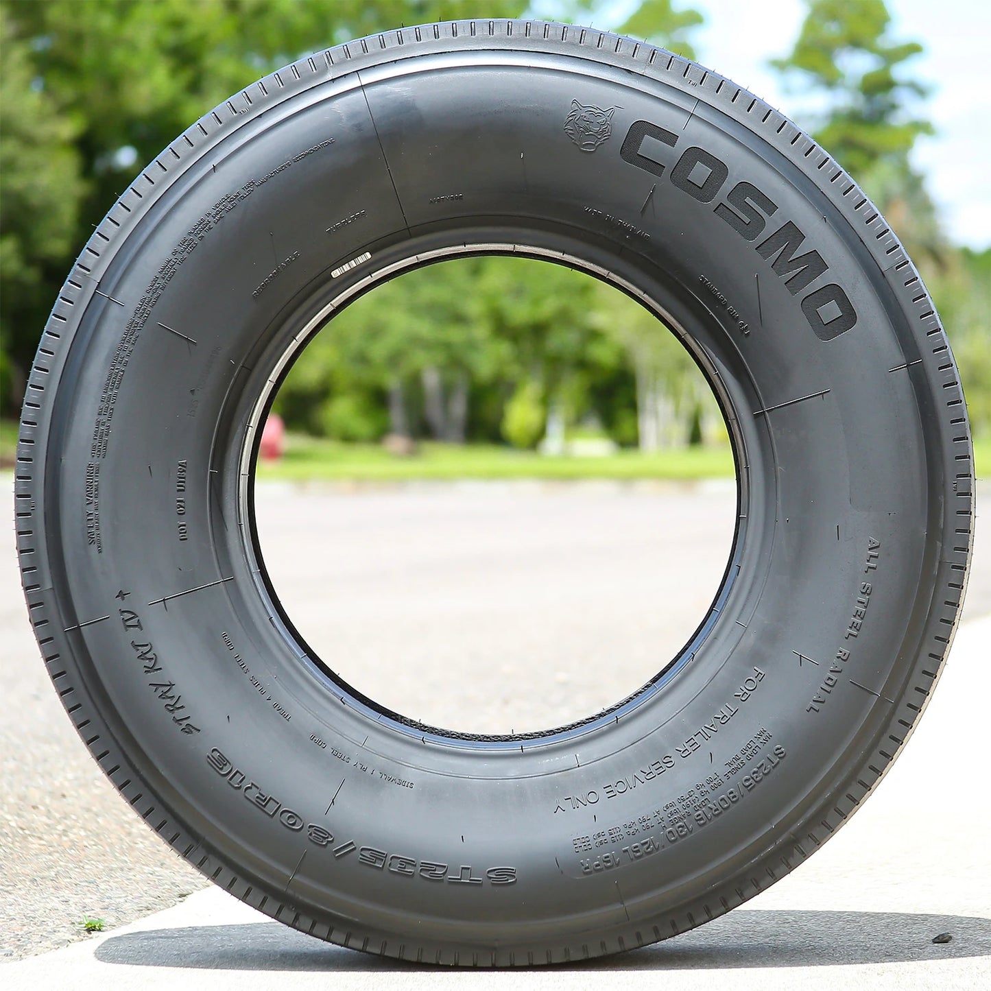 5 Tires Cosmo Stray Kat IV+ All Steel ST 235/80R16 Load H 16 Ply Trailer