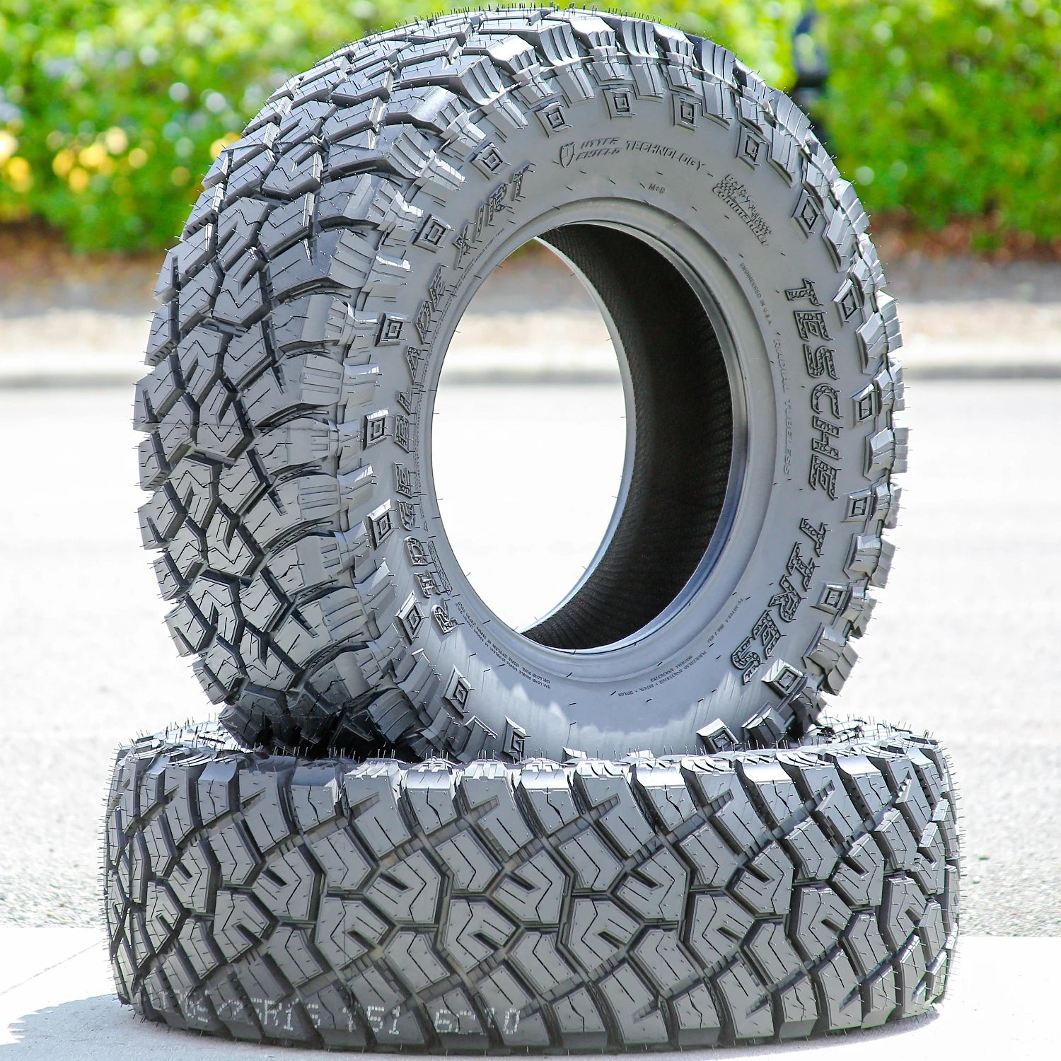 2 Tires Tesche Tires Ridge Blade X/RT LT 35X12.50R17 Load F 12 Ply RT R/T