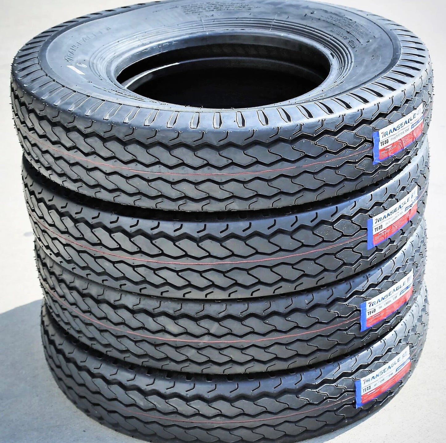 4 Tires Transeagle TE40 ST 7-15 7.00-15 (205/90D15) Load E 10 Ply Trailer