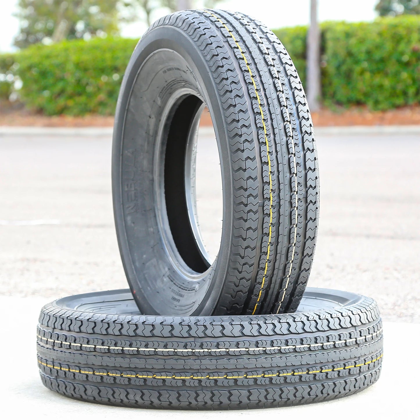 2 Tires Nebula ST Radial N' 001 Semi-Steel ST 205/75R15 Load E 10 Ply (Thailand)