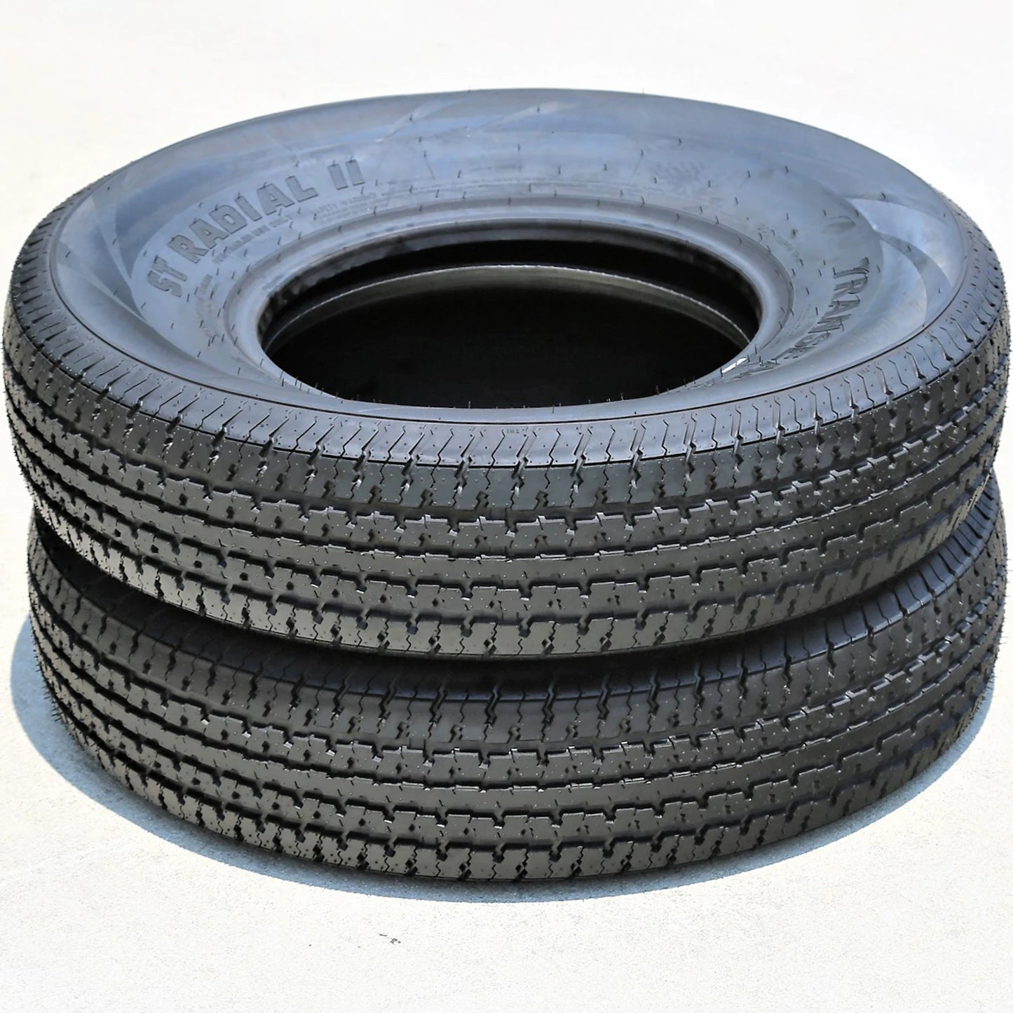 2 Tires Transeagle ST Radial II Steel Belted ST 205/75R15 Load E 10 Ply Trailer