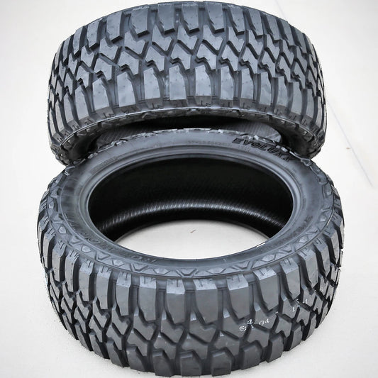 2 Tires Evoluxx Rotator M/T LT 37X13.50R24 Load F 12 Ply MT Mud