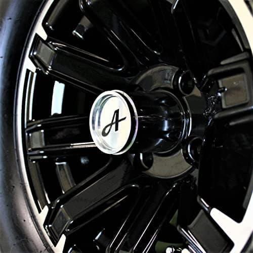 23X10.50-12 with 12x6 Black Aluminum Wheel and Tire Assembly for Golf Cart (Qty: 1)