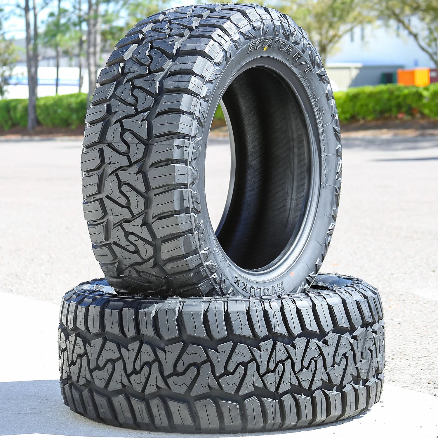 2 Tires Evoluxx Rotator R/T LT 35X13.50R20 Load F 12 Ply RT Rugged Terrain