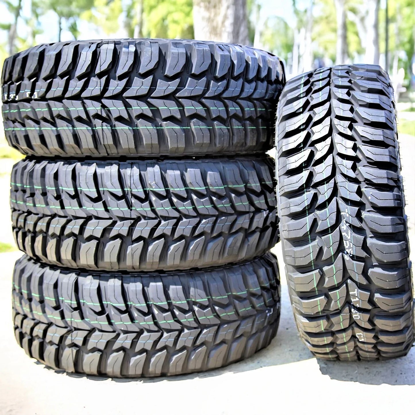 4 New Crosswind M/T LT 235/85R16 Load E 10 Ply MT Mud Tires
