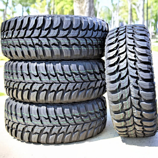 4 New Crosswind M/T LT 285/55R20 Load E 10 Ply MT Mud Tires