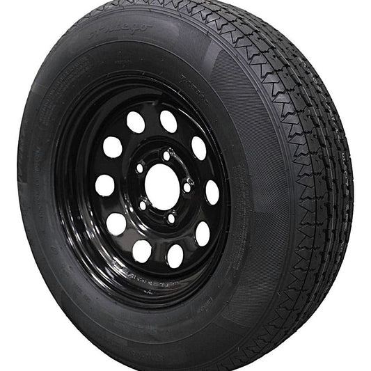 (Set of 4) Antego Tire and Wheel 205/75R14 Trailer Tire – Reinforced 8-Ply-Ply Design, 14.0-Inch Rim – Built for Long-Distance Hauling & Stability | A140554010096108ST20575R14-B4