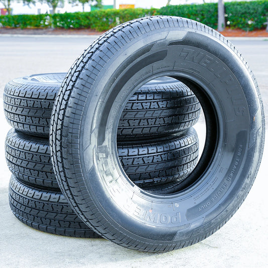 4 Tires WellPlus Power ST-1 Semi-Steel ST 235/80R16 Load F 12 Ply Trailer