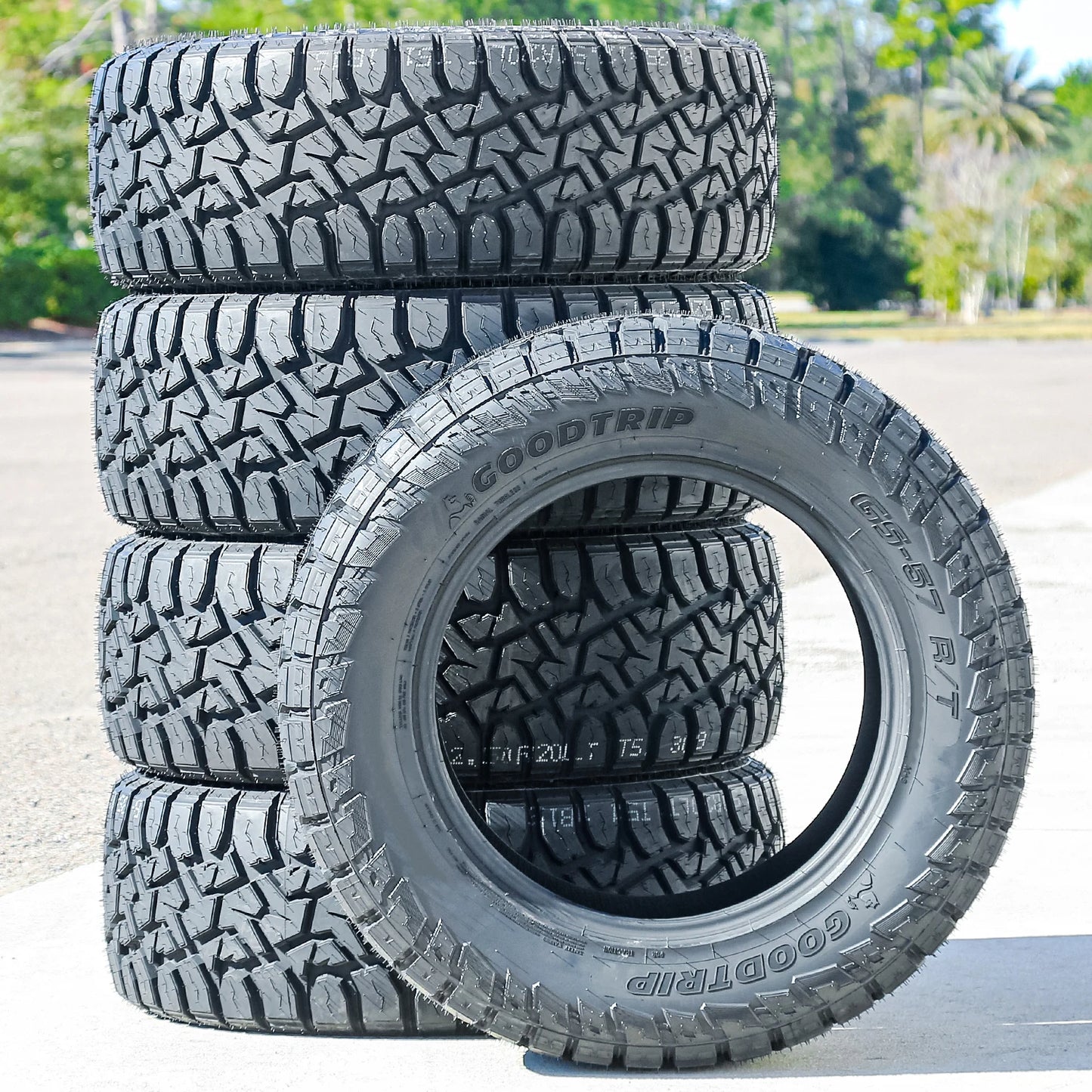 5 Tires Goodtrip GS-57 R/T LT 33X12.50R17 Load E 10 Ply RT Rugged Terrain