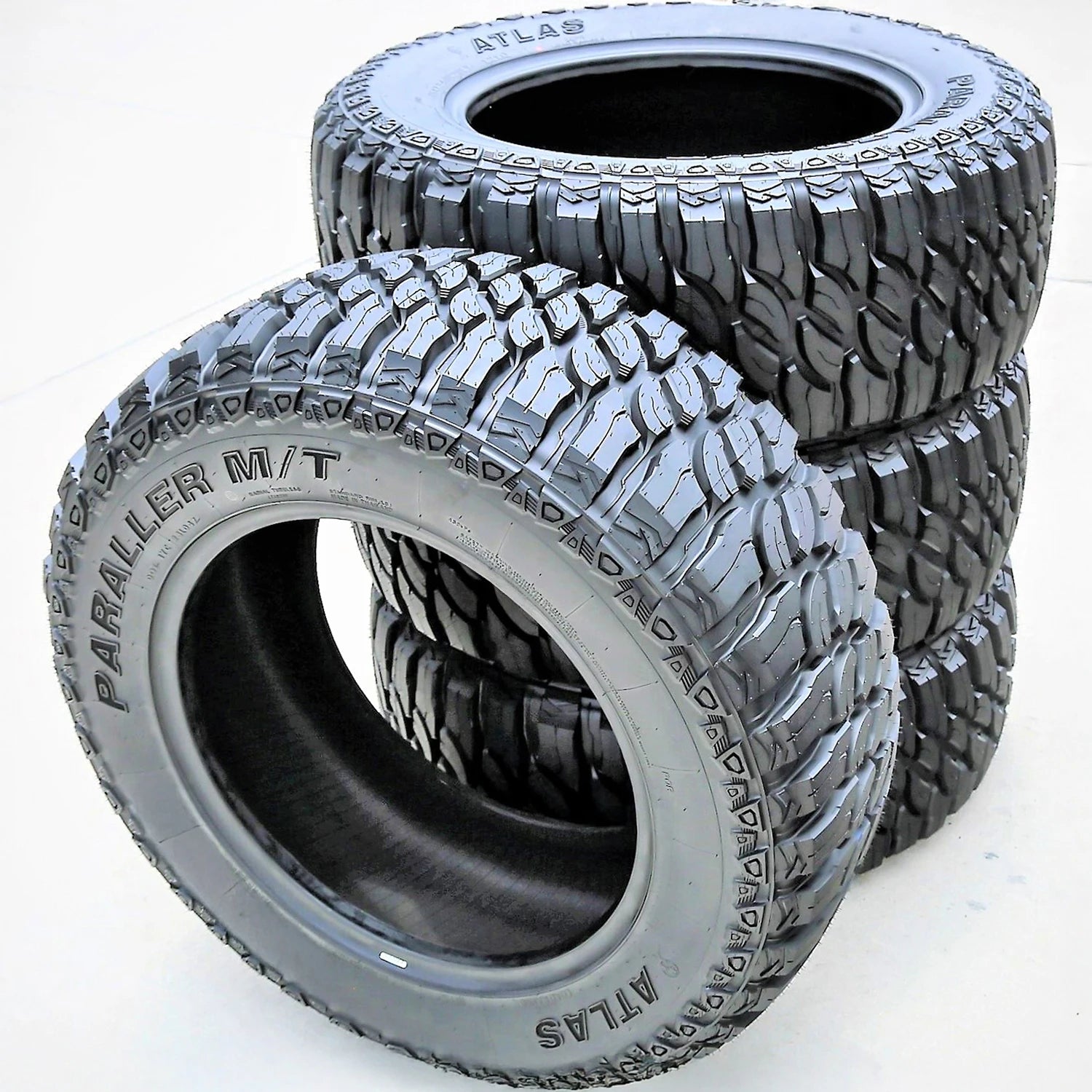 2 Tires Atlas Paraller M/T LT 285/75R16 Load E 10 Ply MT Mud
