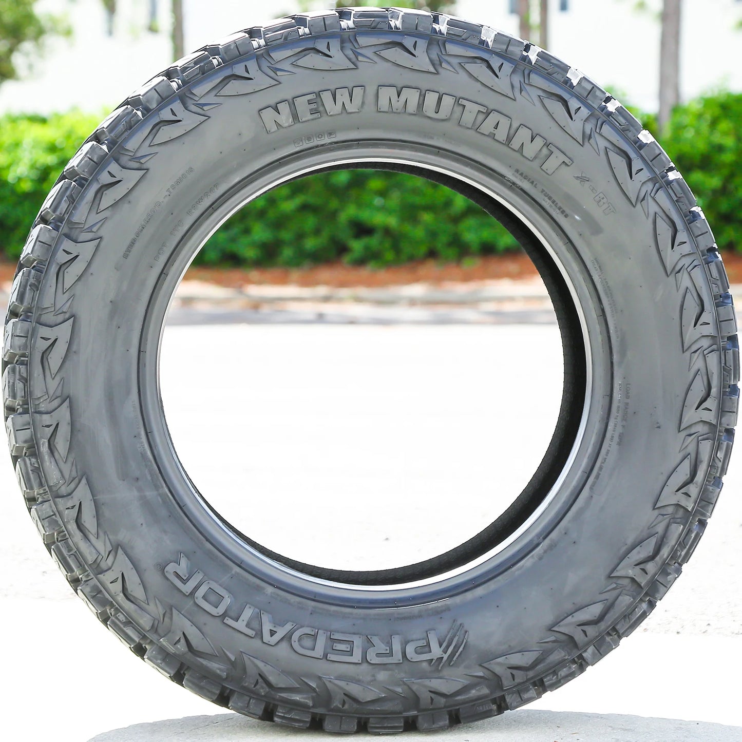 Tire Predator New Mutant X-RT LT 33X12.50R20 Load F 12 Ply R/T Rugged Terrain