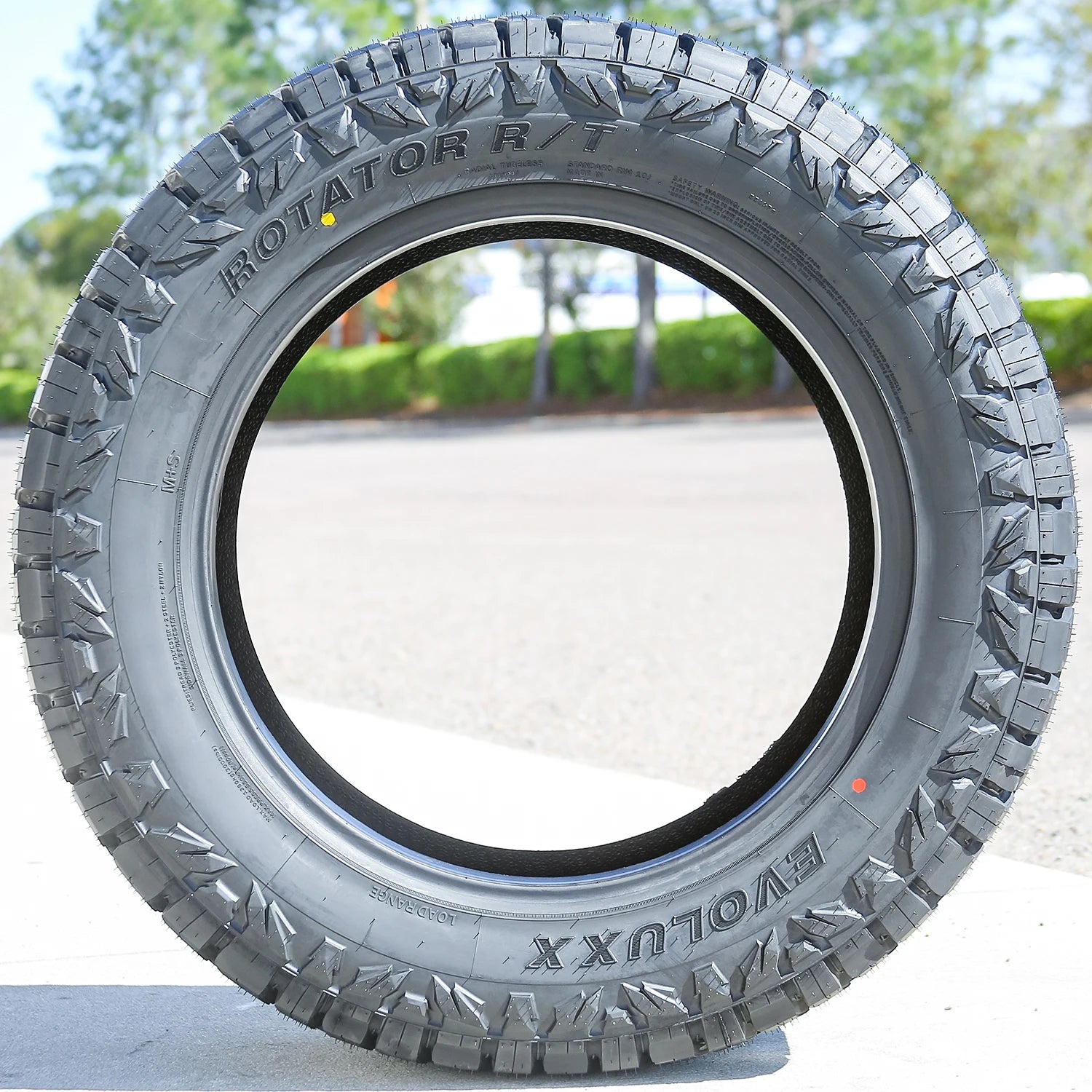2 Tires Evoluxx Rotator R/T LT 35X12.50R20 Load F 12 Ply RT Rugged Terrain