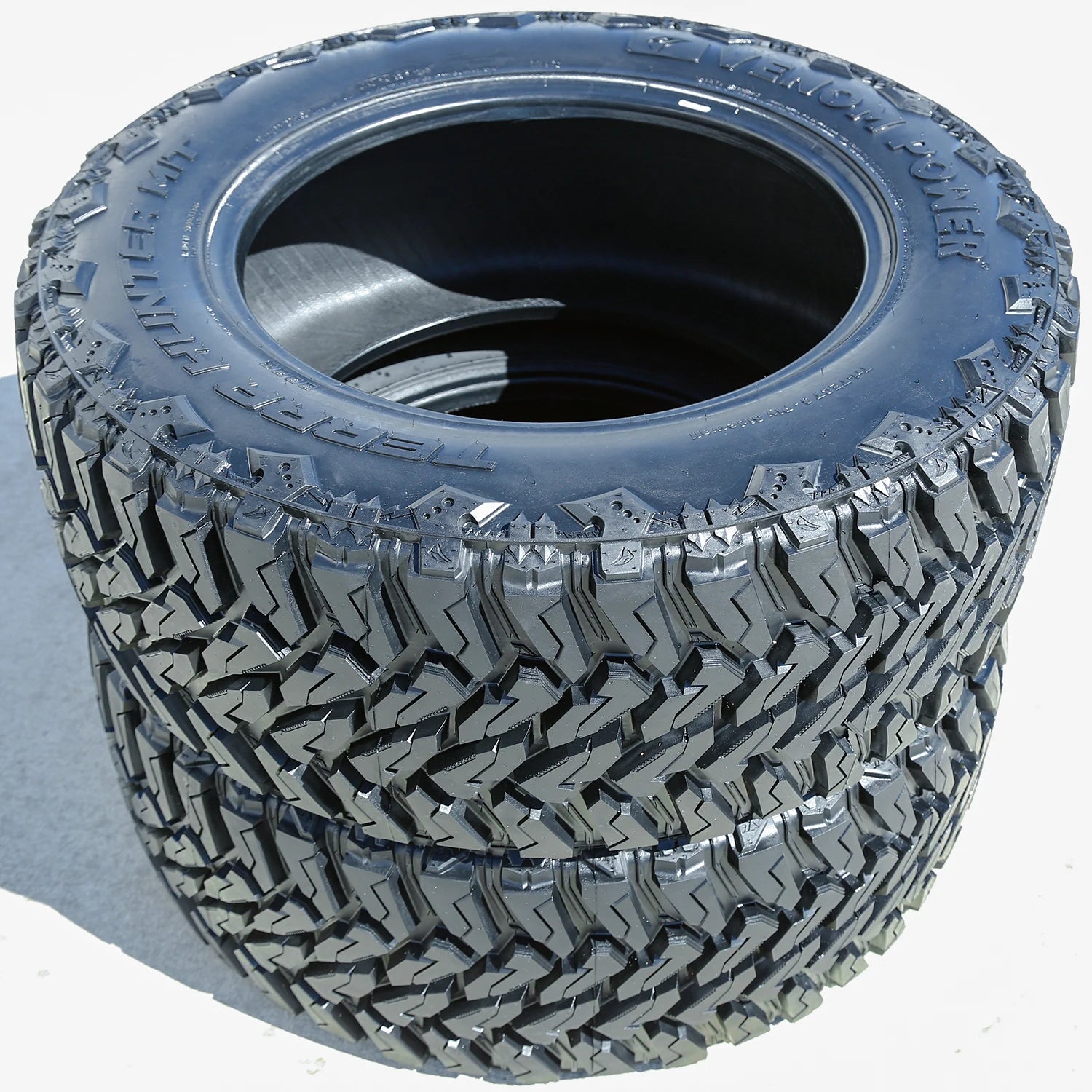 5 Tires Venom Power Terra Hunter M/T LT 35X13.50R20 Load F 12 Ply MT Mud