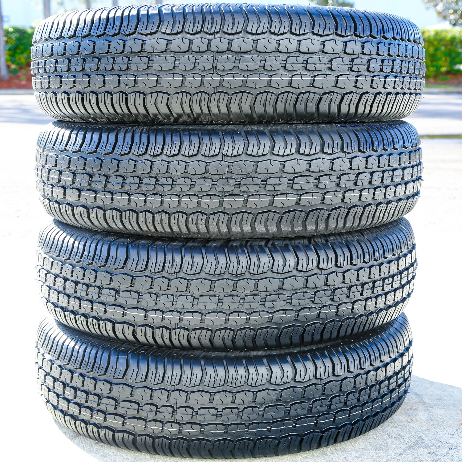 4 Tires Tornel Classic 205/70R15 White Wall A/S All Season