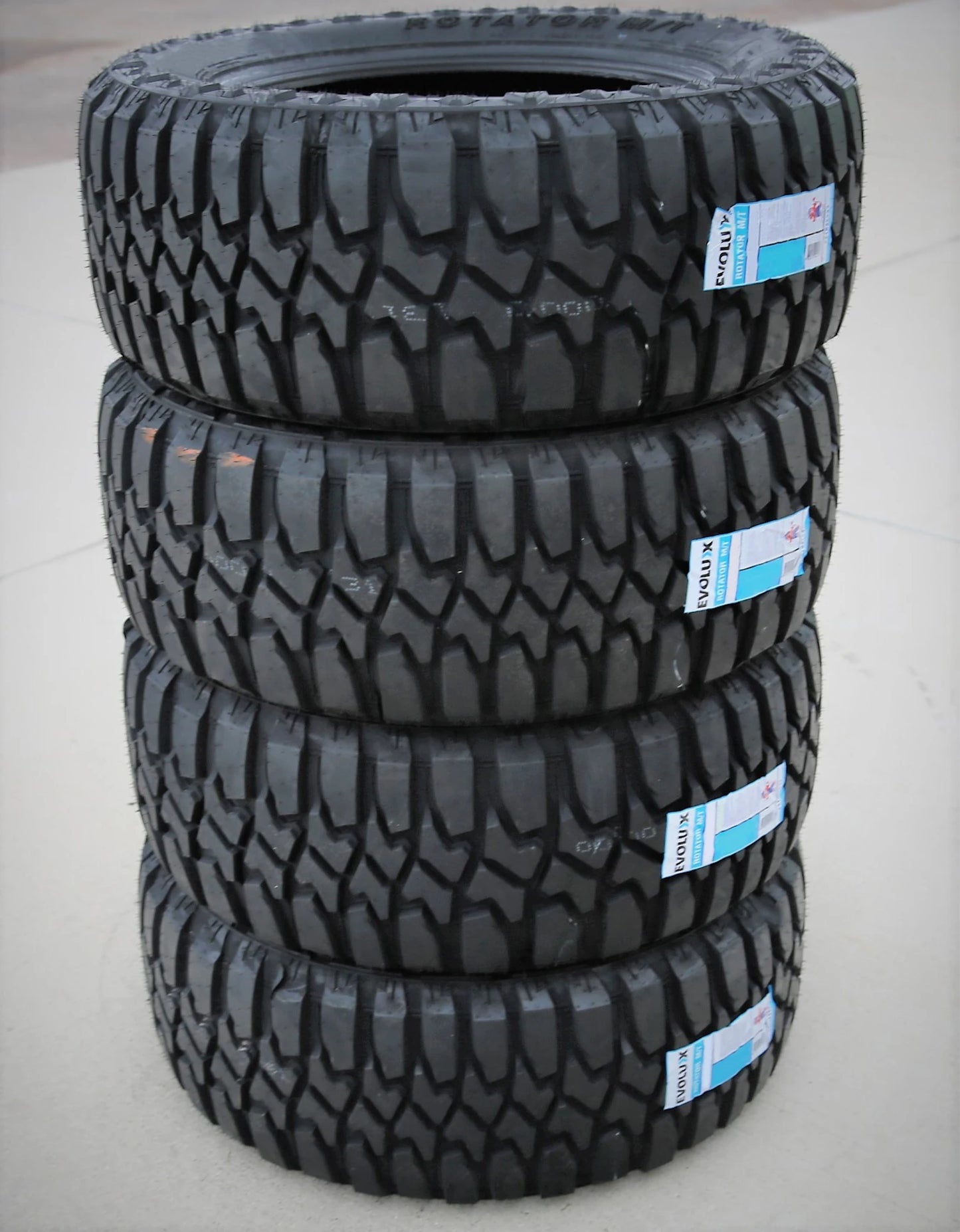 2 Tires Evoluxx Rotator M/T LT 35X12.50R20 Load F 12 Ply MT Mud