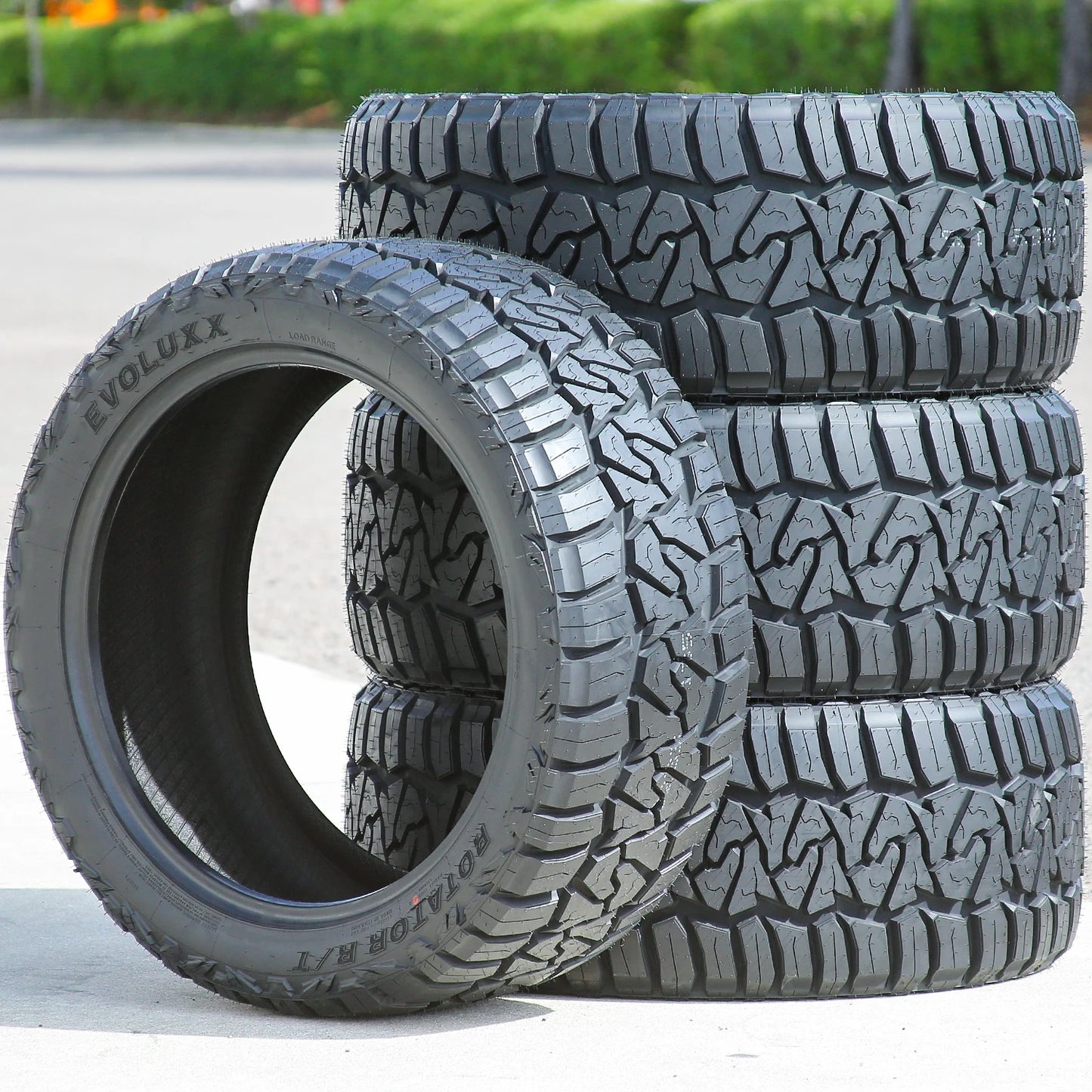 4 Tires Evoluxx Rotator R/T LT 37X13.50R22 Load F 12 Ply RT Rugged Terrain