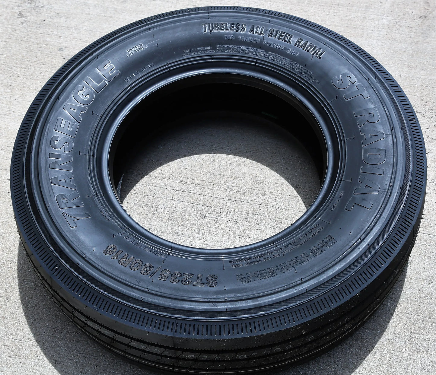 4 Tires Transeagle All Steel ST Radial ST 235/80R16 Load G 14 Ply Trailer