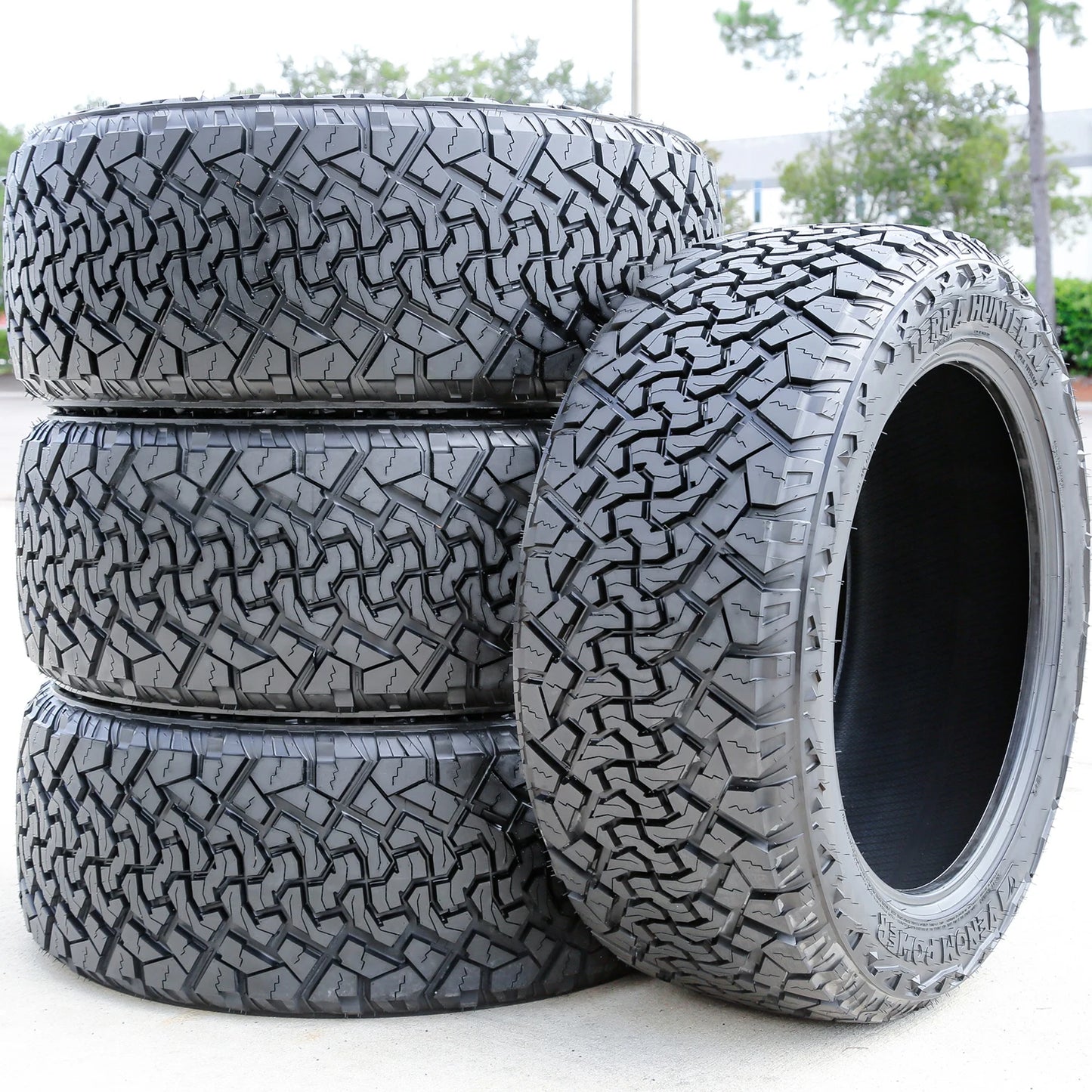 4 Venom Power Terra Hunter X/T LT 37X13.50R24 E 10 Ply Extreme Terrain Tires