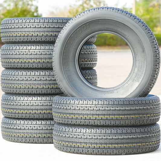 8 Tires Nebula ST Radial N' 001 Semi-Steel ST 235/80R16 Load E 10 Ply Trailer