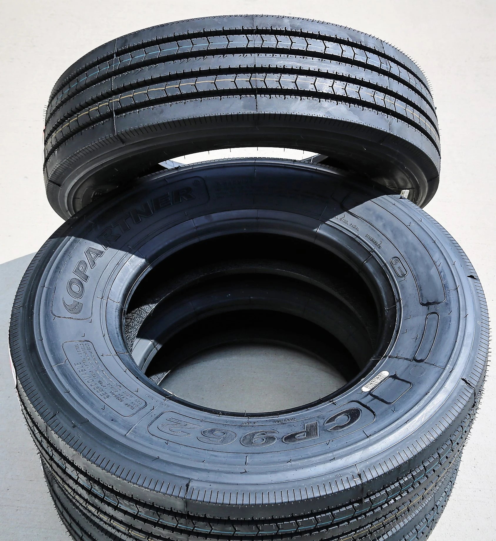 4 Tires Copartner CP962 All Steel 215/75R17.5 Load H 16 Ply Commercial