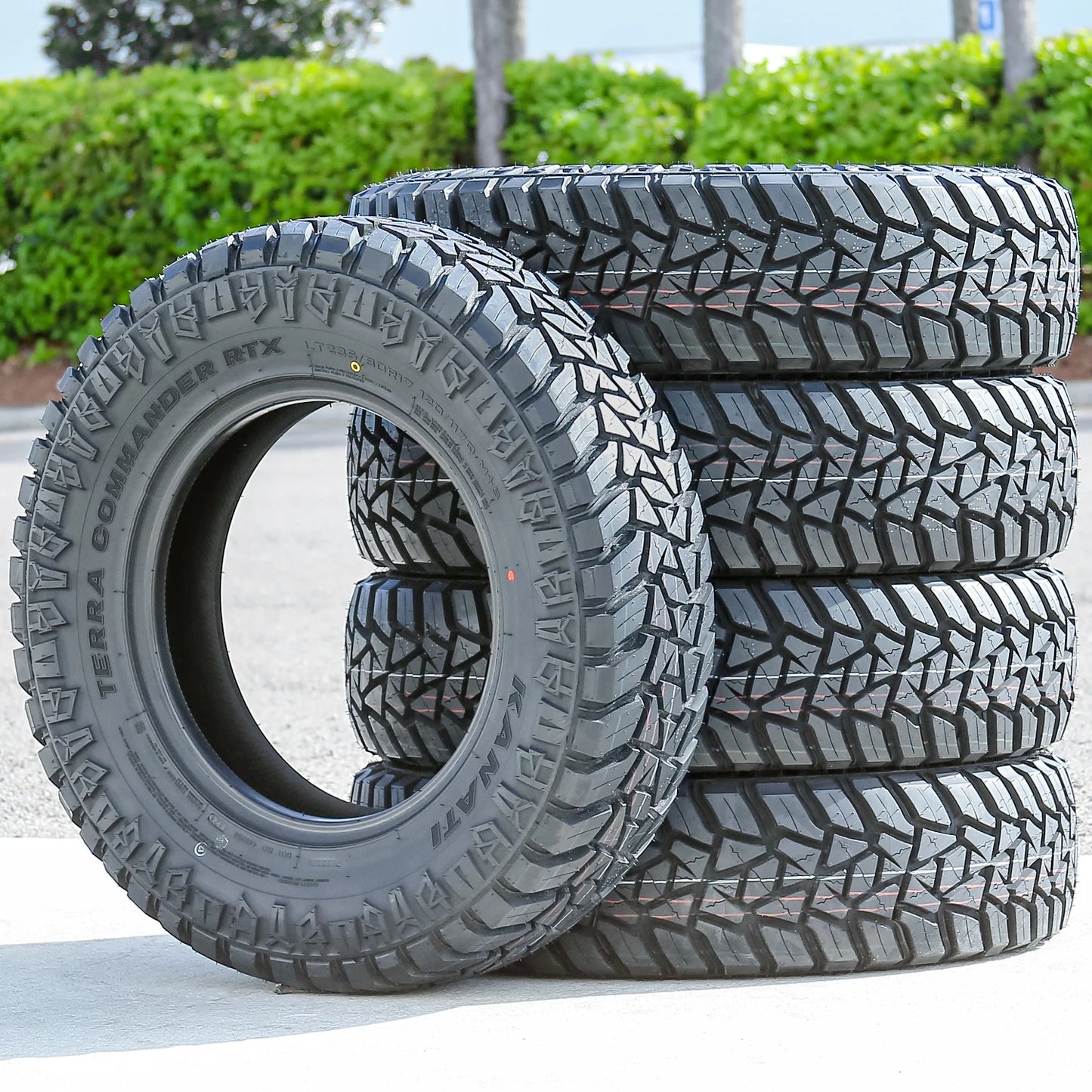 6 Tires Kanati Terra Commander RTX LT 235/80R17 Load E 10 Ply R/T Rugged Terrain
