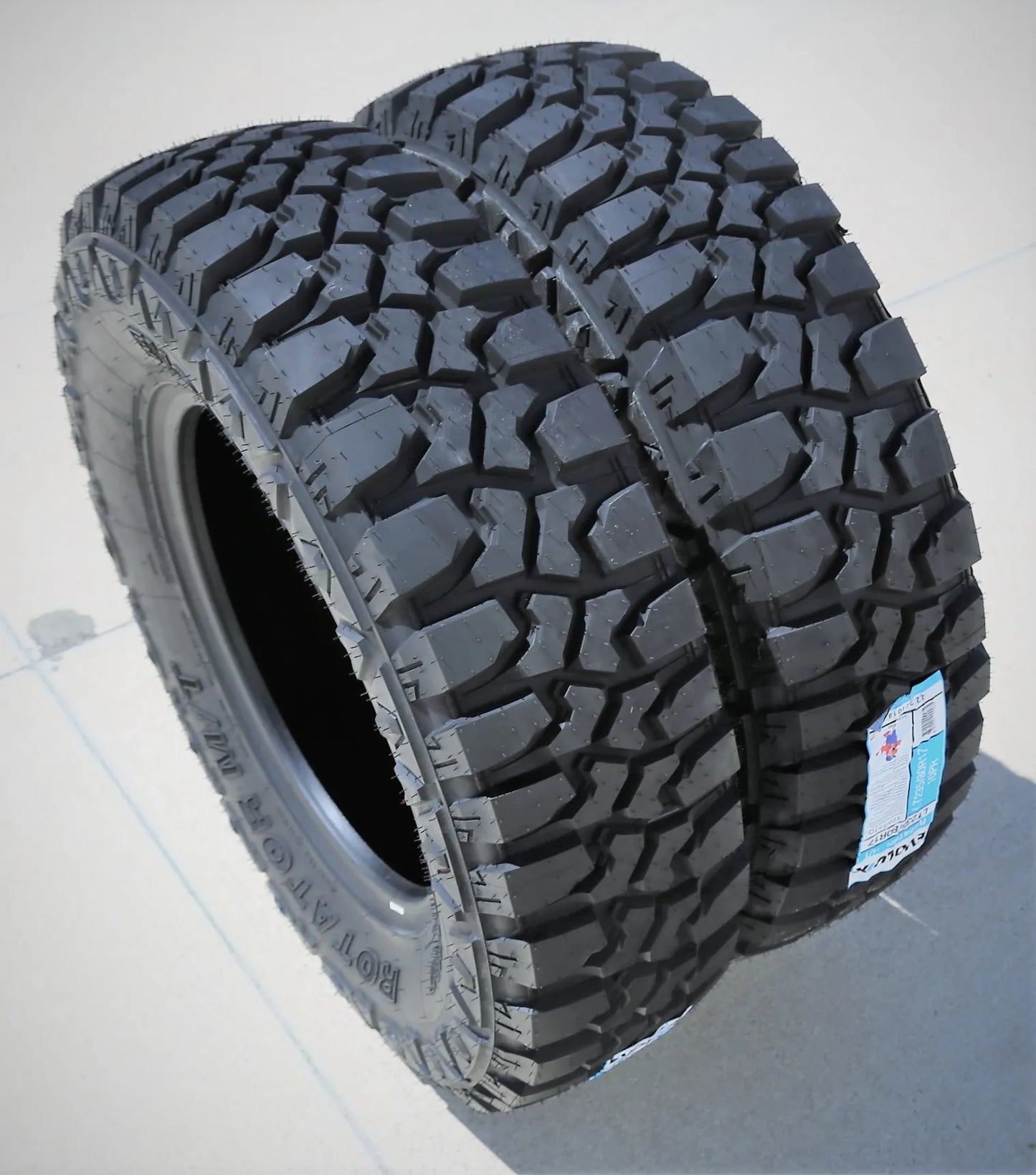2 Tires Evoluxx Rotator M/T LT 235/80R17 Load E 10 Ply MT Mud