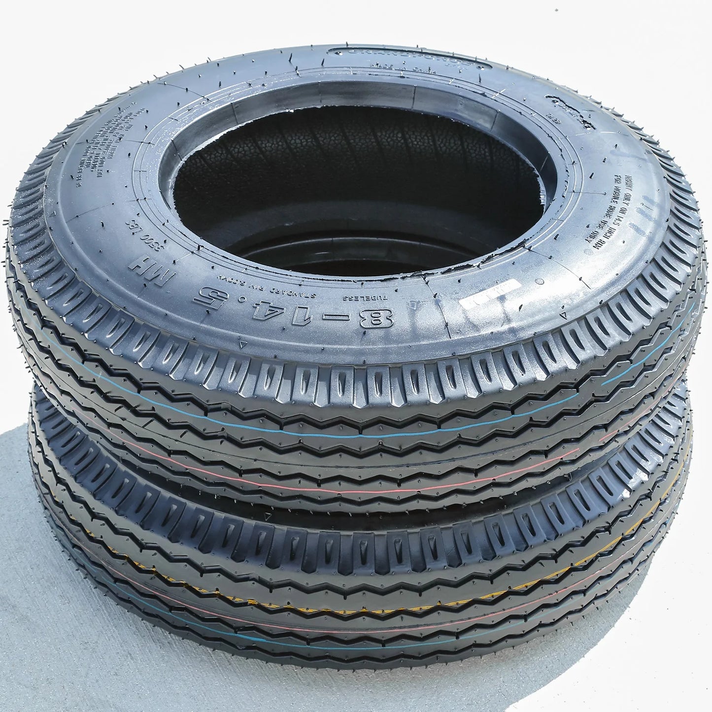 6 Tires Grandforce GF704 ST 8-14.5 Load G 14 Ply Mobile Home Trailer