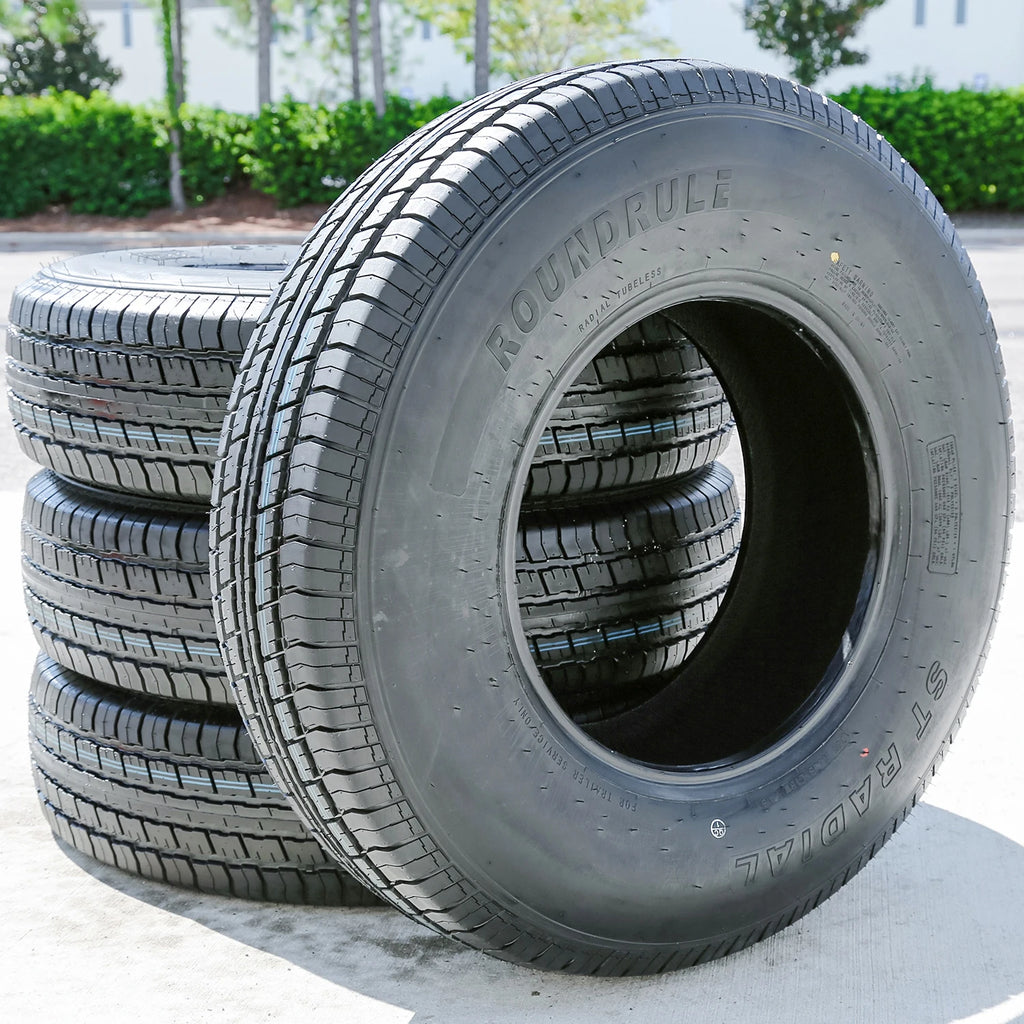 4 Tires Roundrule ST Radial ST 235/85R16 Load F 12 Ply Trailer